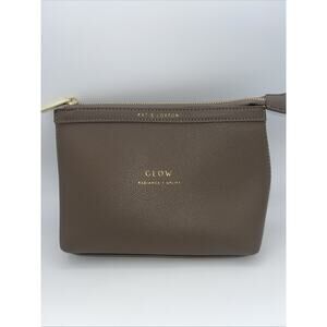 KATIE LOXTON LONDON Sparkle Everyday makeup case pouch clutch 10”x7”2 gold-tone